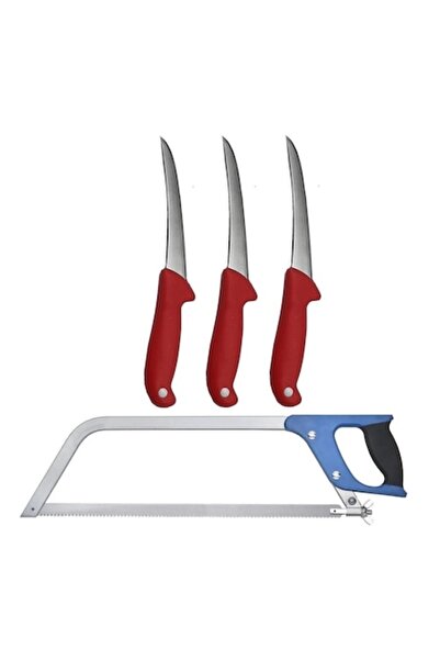 Globalport Retail Set Profesional macelarie format 3 Cutite din dezosat R-Red...