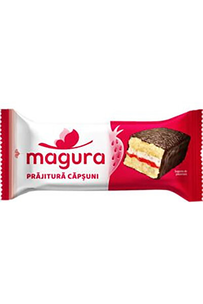 Magura Tort cu cremă de căpșuni 24 x 35 g,
