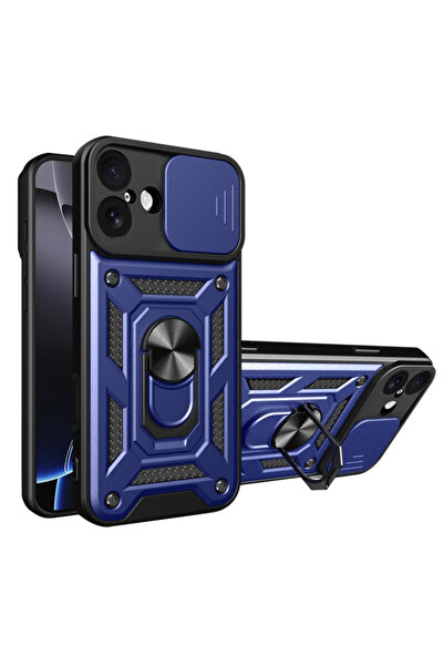 Techsuit iPhone 17 Camera Protection Case CamShield Series, Blue