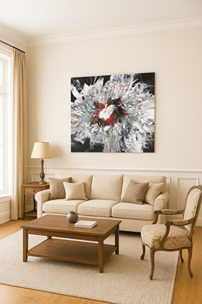 KanvasSepeti Nature Printed Bohemian 70 X 100 Oil Painting Textured High Qual...