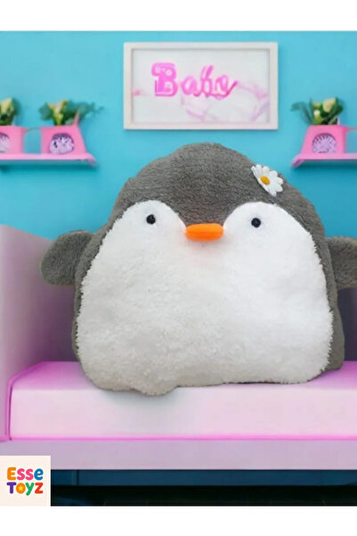 Kids 40 cm Sevimli Peluş Penguen Yastık-uyku Arkadaşı-oyuncak çocuk Odası Yastığı-hediyelik