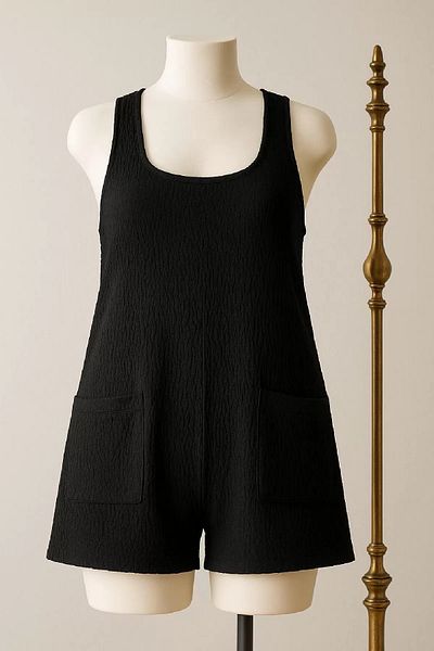 ALPINMODA Jumpsuit Beach Dress with Pockets