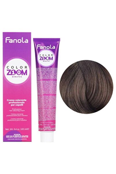 Fanola Vopsea de Par 6.01 Permanenta - Color Zoom 10 Minute Blond Cenusiu Inchis