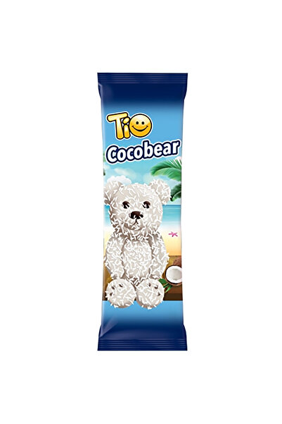 Tio Tort de ciocolată cu fulgi de cocos, cutie 24 buc x 50 g, Chocobear