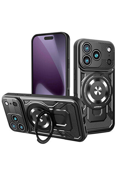 Techsuit Θήκη RuggedCam για iPhone 17 Pro, μαύρη