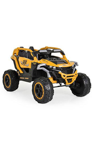 OEM Mașinuță Electrică Jeep Moni Arizona Orange, 3–8 ani, 4 Motoare 30W, Bate...