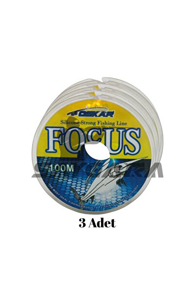 Oskar Focus Makara Misina 100 m 3 Adet
