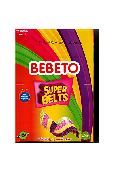 BEBETO Jeleuri Super Belts, 12 buc x 75 g.