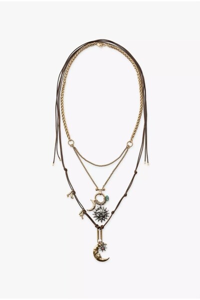 CHARMLUCKY 3 Brand Necklace