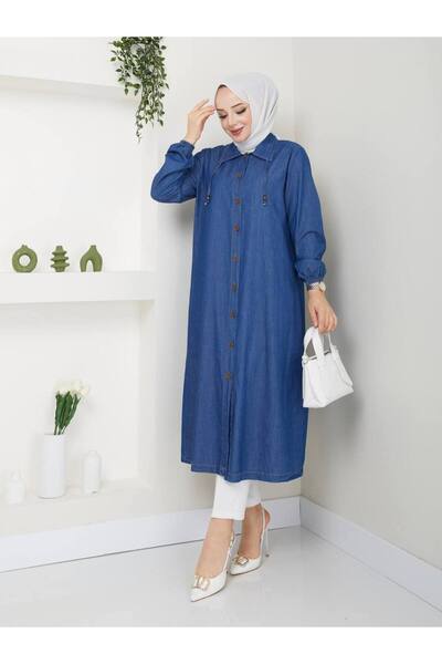 MissPul Găleată de blugi subțiri cu nasturi pentru femei Ferace