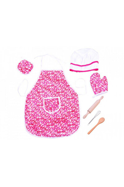 Jokomisiada Play Kitchens and Accessories Set - Apron for the Little Chef wit...