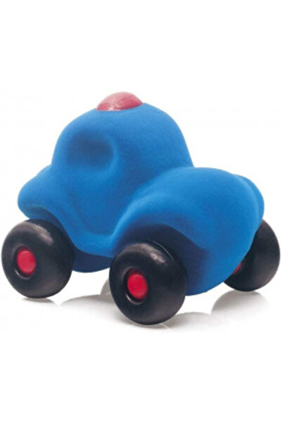 Rubbabu Jucărie Mașină de Poliție, Albastră, 10 cm