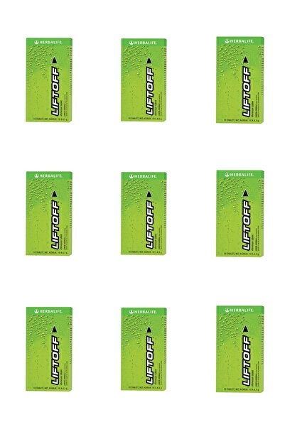 Herbalife 9Pcs Liftoff ®   Effervescent Drink Lemon Flavored