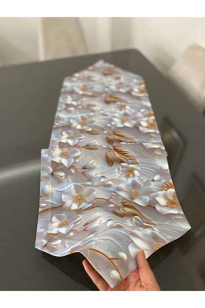 Parla Life Three Dimensional Image Duck Fabric Patterned Runner 40X120 cm