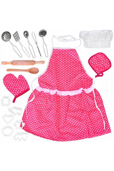 Jokomisiada Set pentru bucatarie, Sort pentru Micul Bucatar cu 18 accesorii,