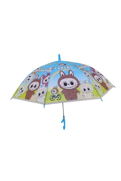 Generic LABUBU Umbrella Labubu Design Trending Shape in Multicolours Randomly Assorted