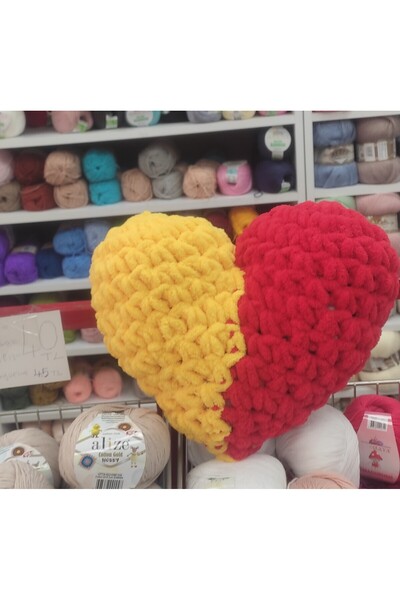 Kevser nur tuhafiye Heart Fan Decorative Pillow