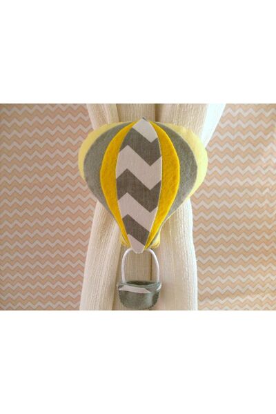 Leobabyroom El yapımı bebek çocuk odası perde süsü keçe perde bağı 2 Adet