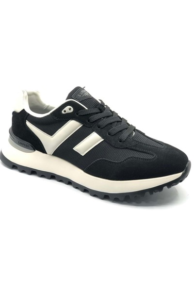 Lufian 111230264 Arthur Sneaker Men's Leather Shoes Black
