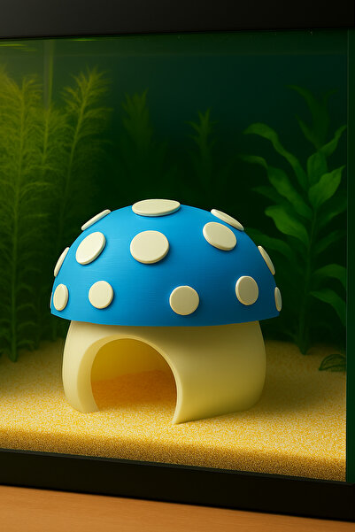 Akvaryum Balık Yavrulugu ⋆ Testi ⋆ Balık Yuvası ⋆ Mavi Mantar Ev ⋆ Küçük ve B...