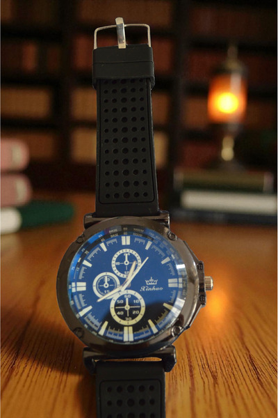 MERTCAN KNİFE Gift Male Wrist Watch with Silicone Cord Box