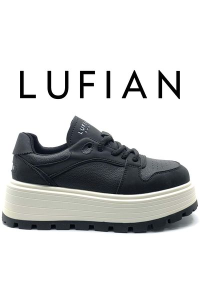 Lufian 121230026 Alice Unisex Sneaker Shoes Black