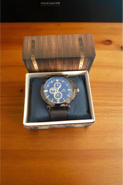 MERTCAN KNİFE Gift Male Wrist Watch with Silicone Cord Box