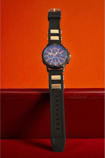MERTCAN KNİFE Gift Male Wrist Watch with Silicone Cord Box