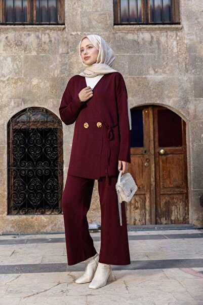 Hazamoda Στολή Lyon Mercerized Βουργουνδίας