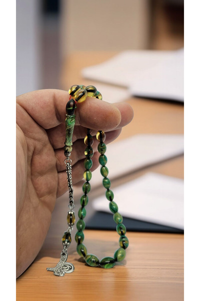 MERCAN-I ALA تصميم مجمع من قطع الذرة المخصصة من نوع INTENSE GREY مع شرابة