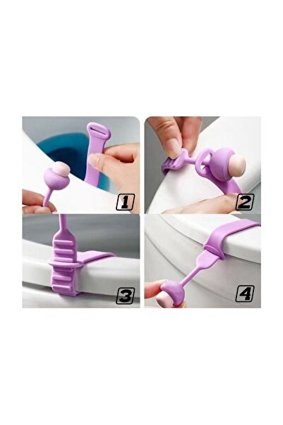 Mikasso Çocuklar Için Eğitici Klozet Kapağı Kaldırma Eğitim Aparatı Mantar Şe...