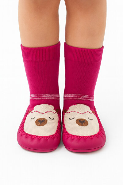 minissa baby kids Чорапи с подложка против хлъзгане, ръчно изработени от есте...