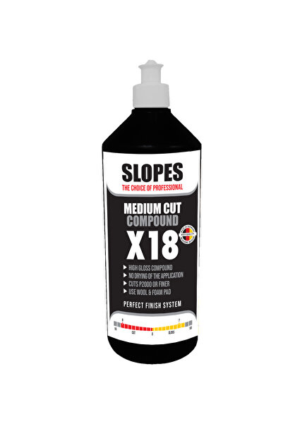 slopes X18 Çizik Çıkarıcı İnce Pasta 1lt