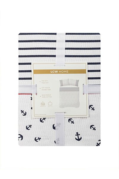 LC Waikiki Quality Parts from Celebi Store |   Anchor Patterned Double Pique Set