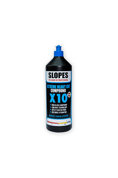 slopes X10 Agresif Çizik Çıkarıcı Pasta 1lt