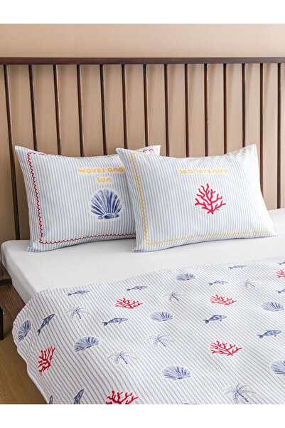 LC Waikiki Double Coverlet Set - Multicolor - Auto