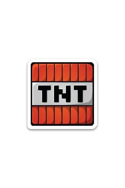 parti show Minecraft TNT Ayaklı Pano 21x21 cm