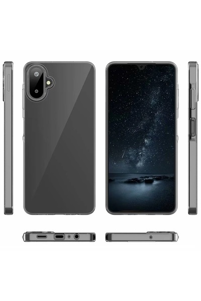 bbtech Hard Pc Non-Yellowing Crystal Clear Transparency Case Compatible with Samsung Galaxy A07