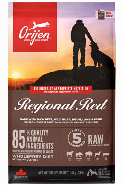 Orijen Regional Red Tahılsız Kırmızı Etli Yetişkin Köpek Maması 11,4kg