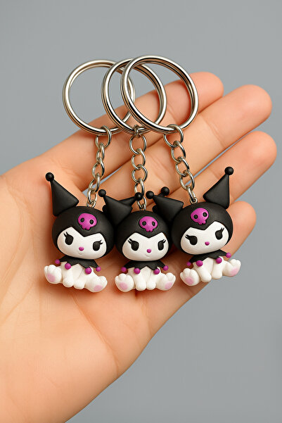 3D Kuromi Anahtarlık
