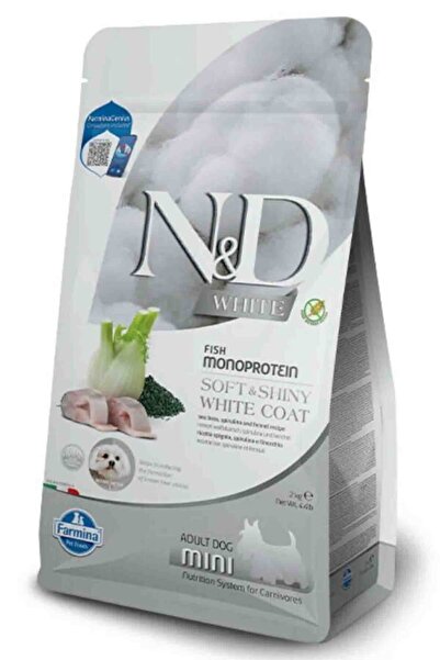 N&D N & D White Levrek Rezene ve Spirulina Küçük Irk Yetişkin Köpek Maması 2kg