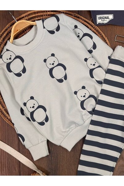 Kids Kingdom Cotton Crew Neck Scarf 3-Piece Baby Boy Set