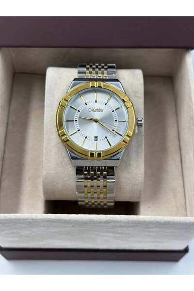 marblino Watch with White Dial