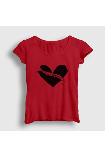 Presmono Women's Red Revolution Girl Style Bikini Kill T-Shirt 574351Tt