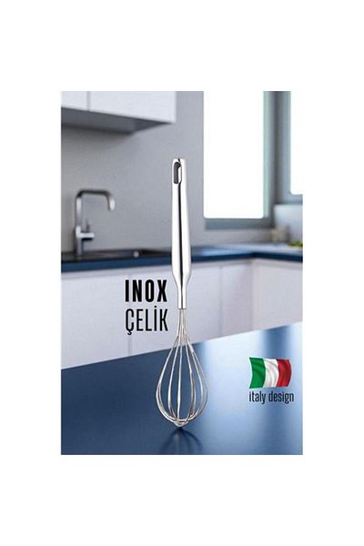SAVA HOME COLLECTİON Inox Steel Whisk Italian Design