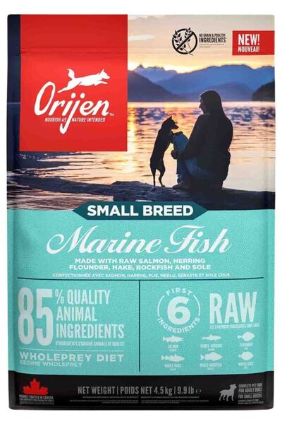 Orijen Small Breed Marine Balıklı Küçük Irk Yetişkin Köpek Maması 4,5kg Luxury