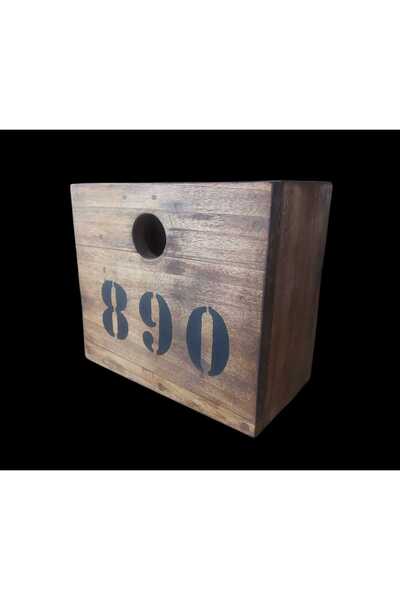 kho military design 22X11.5X19 Cm. Natural Wooden Organizer Model