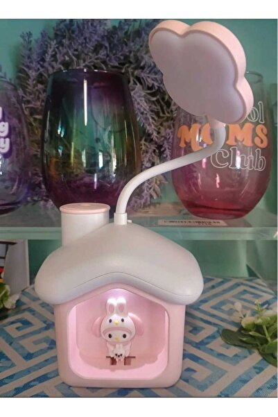 Genel Markalar Kuromi Arkadaşı My Melody Masa Lambası Kumbara ve Kalemtraş PEMBE