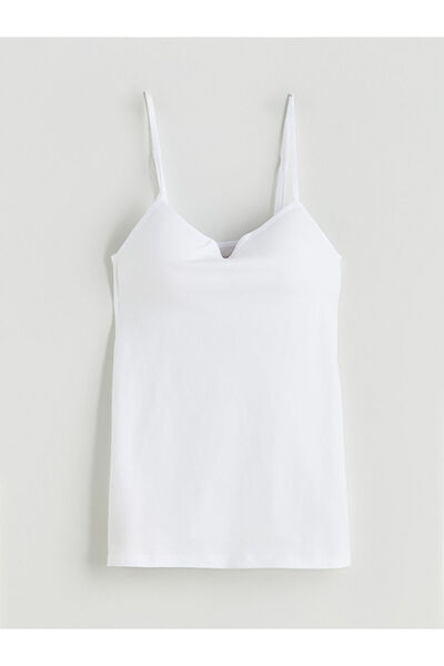 LC Waikiki Quality Parts from Celebi Store |   Women's Cup Tank Top with Heart Collar Strap