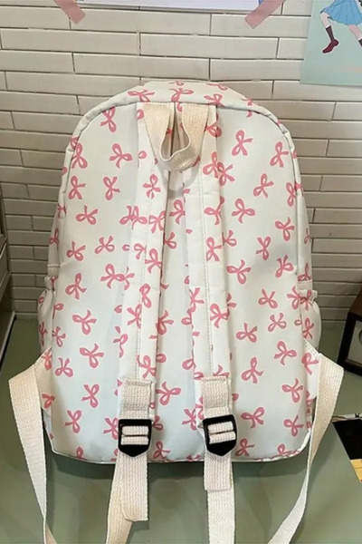 Woys Bags Patterned Backpack Sports Bag School Bag Daily Use Bag